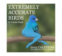 2025 Calendar Of Extremely Accurate Birds Can You Just The Look On The Receiver's Face When Its Revealed? Wall Calendar 2025 for Kitchen & Office