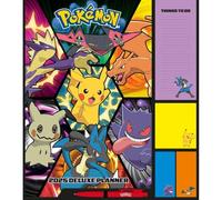 2025 Calendar Pokemon Deluxe Planner Month to View Family Organiser Calendar Official Product