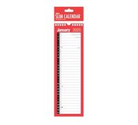 2025 Calendar Slim MONTH TO VIEW Spiral Bound Wall Planner for Home Business Office School 1 January 2025 to 31 December 2025