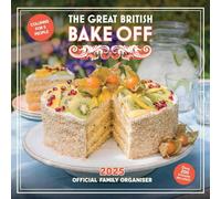 2025 Calendar The Great British Bake Off Month to View Family Organiser Calendar Official Product