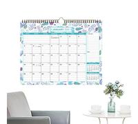 2025 Calendar, Wall Calendar 2025 - Wall Calendar 18 Months, 2025 Calendar with Large Blocks, Thick , Holidays, To-Do and Home