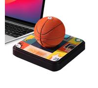 2025 Calendar with Paper Carving,Desk Calendar 2025 | Notepad for Calendar Decorations 2025 Desktop - Basketball Football Sculpture on Paper Sculpture Home Ornament pe