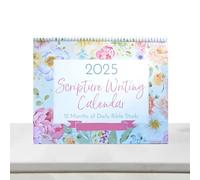 2025 Calendars,Wall Calendar | 2025 Bible Verse Wall Planner | Floral Design Schedule Planner, 12 Month Calendar with Large Blocks for Ho Decor