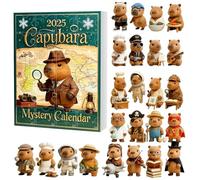 2025 Capybara Advent Calendar 2025 24 Days Countdown Calendar With 24 Uniquely Costumed Capybara Advent Cute Surprise (Green, 26x18cm)