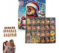 2025 Capybara Advent Calendar, 24-Day Christmas Countdown Toys, Dolls, Decorations, Children's Birthday Game Set, Cute Animal Day Calendar, Capybara Couple Christmas Tree Decoration Gift Set