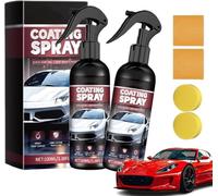 2025 Car Coating Spray Kit, Multi-functional Coating Renewal Agent Spray, Car Nano Paint Coating Agent, Auto Ceramic Wax Polish, Quick Effect and Long-Lasting Protection (2Pcs)