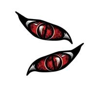 2025 Car Stickers for Evil Yellow Eyes, Car Stickers Personality Eye C-ar Decal, Waterproof Vinyl Decals, Creative Rearview Mirror D-ecal for Motorbike Decoration S-tickers