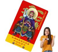 2025 Card - Traditional Lucky Charm, Snake Year Prosperity Blessing, Fortune Protection Symbol, Elegant Cultural Design, Spiritual Energy Accessory, Good Luck Tokens for Friends Lovers