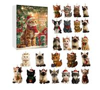 2025 Cat Christmas Countdown - 24 -Day Holiday Calendar