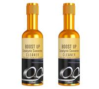 2025 Catalytic Cleaner, Boost Up Three-Way Catalytic Converter Cleaner, Boost Up Vehicle Engine Converter Remover, for Diesel and Gas Car (2PCS)