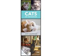 2025 Cats on Instagram Slim Wall Calendar