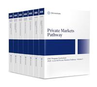 2025 CFA Program Curriculum Level III Private Markets Pathway Box Set: Core Volume 1-5; Private Markets Pathway Volume 1-2