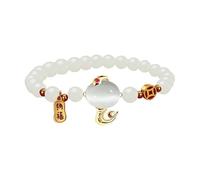 2025 Chinese New Year Snake Bracelets For Women, Lucky Beaded Lunar New Year Adjustable Charm Expectation A Sense Of Ritual Party Gift Jewelry, M, Alloy, no gemstone