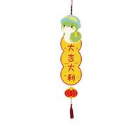 2025 Chinese New Year Wall Decoration Year of the Snake Cartoon Ornament, 2025 Year of the Snake Door Sign | Festive Party Decoration Supplies, Couplets