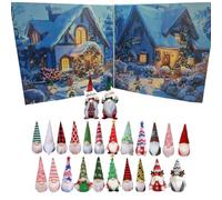 2025 Christmas, 21x4.5cm 24 Days Countdown Calendar To Christmas, 24 Random Dolls With Different Shapes, Daily Unlock Exclusive Characters