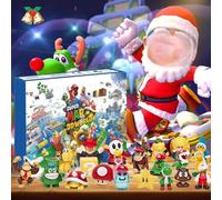 2025 Christmas Advent Calendar, 24 Days of Christmas Countdown Calendar with 24Pcs Super Doll for Xmas Stocking Stuffer Gifts Idea (Blue)