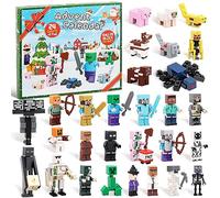 2025 Christmas Advent Calendar for Kids - 24-Day Countdown with 29 Building Block Figures, Surprise Toy Collection for Boys & Girls