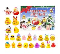 2025 Christmas Advent Duck, 24 Days Decorative Ducks | Countdown Advent for Holidays | For Home Daily Party Gathering Festival Christmas Holidays Adults Children