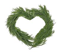 2025 Christmas Artificial Cypress Leaf Vine Wreath, Thick and Lush Real Touch Cedar Garland, Green Faux Cedar Pine Needles for Xmas Indoor Outdoor Decorations (2.7 meter)