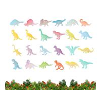2025 Christmas Calendar, 24 Days Bright Dinosaur Figure Countdown Calendar For Kid | Adorable Christmas Silhouette For Bedroom Shelf Sal
