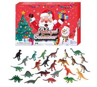 2025 Christmas Calendar Dinosaur In The Dark Miniature Doll Set Christmas Decoration Funny Christmas Advent Calendar For Kids | Countdown Calendar