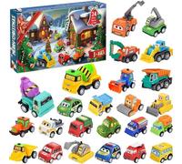 2025 Christmas Calendar,Pull-Back Vehicle Countdown Calendar for Child | Model Car Toy for Teens Girls Boys Kids Toddler Friends Sisters