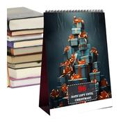 2025 Christmas | Coundown Calendar | 2025 Christmas Tear Off Countdown Desk Calendar, Interactive Table Centerpieces For December Holiday Adults Kids Study Room Living R