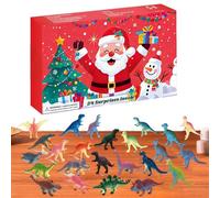 2025 Christmas Count Down Calendar - Realistic Animal Theme,24-Day Dinosaur Animal Christmas Countdown Calendar - for Over 3 Years Old Children Boys Girls Mantel Shelf