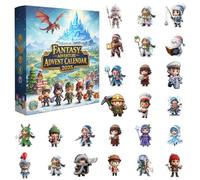 2025 Christmas Countdown Calendar Featuring 24 Surprise Gifts Including Adorable 2D Baby Dolls Stunning Christmas Pendant From The Festive