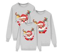 2025 Christmas Jumper Family Set Women Men Children Funny Christmas Jumper Ugly Christmas Sweater Crew Neck Unisex Christmas Jumper Couple Christmas Outfit Ugly Sweatshirt Christmas Costume, @029, 3-4