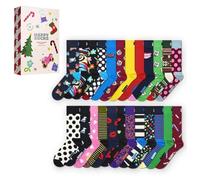 2025 Christmas Socks Advent Calendar, 12/24 Pairs Holiday Countdown Sock for Women & Men, Colourful Cotton Xmas Socks Gift Set, Fun Novelty Designs, Perfect Christmas Stocking Gift Idea (24 Pairs)