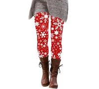 2025 Christmas Women's Yoga Leggings Printed Patterns Pilates Tights Skinny Pants Leggings Patterned Casual Printed Santa Party Snowman Yoga Patterned Long Winter Pants Christmas Gym Fitness Running