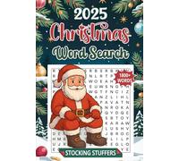 2025 Christmas Word Search Stocking Stuffers: Fun & Relaxing Cozy Holiday Themed Word Find Puzzle Book For Adults, Seniors & Teens, Christmas Word Searches With Solutions