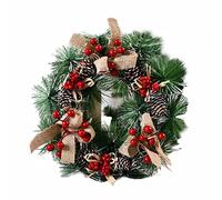 2025 Christmas Wreath Christmas Scene Wreath Christmas Wreath at The Front Door Christmas Wreath with Red Berries Christmas Holder Wreath Farmhouse Garland Garland Door H