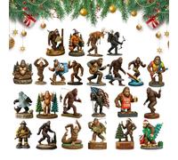 2025 Christmas Zoo Advent Calendars, 24 Days Christmas Countdowns Calendar | 2D Acrylic Storytelling | 24-Day Countdown Calendar Wilderness Creature | For Family Friends Adults Teens Kids Tree Window