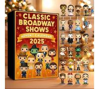 2025 Classic Broadway Shows Advent Calendar 24 Days Countdown Calendar With Iconic Musical Character Collectibles Halloween Advent Calendar Gifts for Broadway Fans Theater Lovers (Style1)