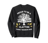 2025 CLAYTON Family Reunion Gathering Family Tree Matching Sweatshirt