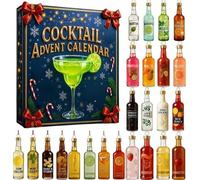 2025 Cocktail Advent Calendar,24 Days Cocktail Countdown Calendar,a Daily Tasting Journey Through the World,Holiday Countdown & Gifting of Whiskey Gift Whiskey Lovers (1Pcs)