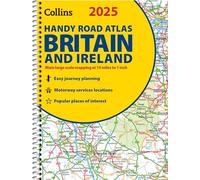 2025 Collins Handy Road Atlas Britain and Ireland: A5 Spiral (Collins Road Atlas)