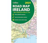 2025 Collins Road Map of Ireland: Folded map (Collins Road Atlas)