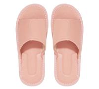 2025 Comfort Genuine Leather Slippers Women Men Indoor Open Toe Easy To Clean Non Slip House Shoes For Office Bedroom Living Room Guests Visitor