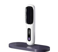 - 2025 Cordless Hair Straightener Brush,Portable Rechargeable Cordless Mini Hair Straightener Comb Fast Heating