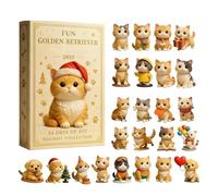 2025 Countdown Advent with Cat Ornament, 2D Acrylic Christmas Tree Decoration - 24 Days for Cats - For Living Room Family Adults Children