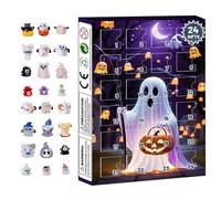 2025 Countdown Calendar - 2025 Halloween Spooky 24 Days Countdown Calendar - Decorative Cute Home Decor for Holiday Festival Shops Teens Adults Desk Bookshelf Window