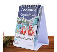 2025 Countdown Calendar - Holiday Countdown Display, Interactive Wall Calendar | Festive 100 Days Season Decoration, Creative Centerpiece for Home Dish Teen Kids Boys Girls Christmas Celebration
