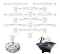 2025 Creative Floating Floral Arrangement Holder,10PCS DIY Hydroponic Floral Arrangement Holder for Bowls/Fish Tanks (50mm)