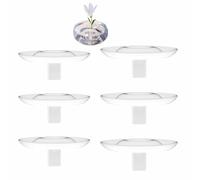 2025 Creative Floating Floral Arrangement Holder, Hydroponic Floating Flower Holder: Round Flower Frog Insert, Modern Floating Vase Pedestal Stand, Floating PVC Mini Vase for Bowls (Mix)