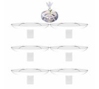 2025 Creative Floating Floral Arrangement Holder, Hydroponic Floating Flower Holder: Round Flower Frog Insert, Modern Floating Vase Pedestal Stand, Floating PVC Mini Vase for Bowls (Large)