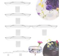 2025 Creative Floating Floral Arrangement Holder, Multifunctional DIY Floral Arrangement Holder, Fits Any Water Container for Hydroponics with Dynamic Rotation (Small*5Pcs)