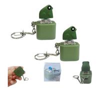 2025 Croaking Frog Keychain,Rechargeable Stress-Relieving Clicky Keyboard,Adult Animals Fidgets Single Key(2 pieces)